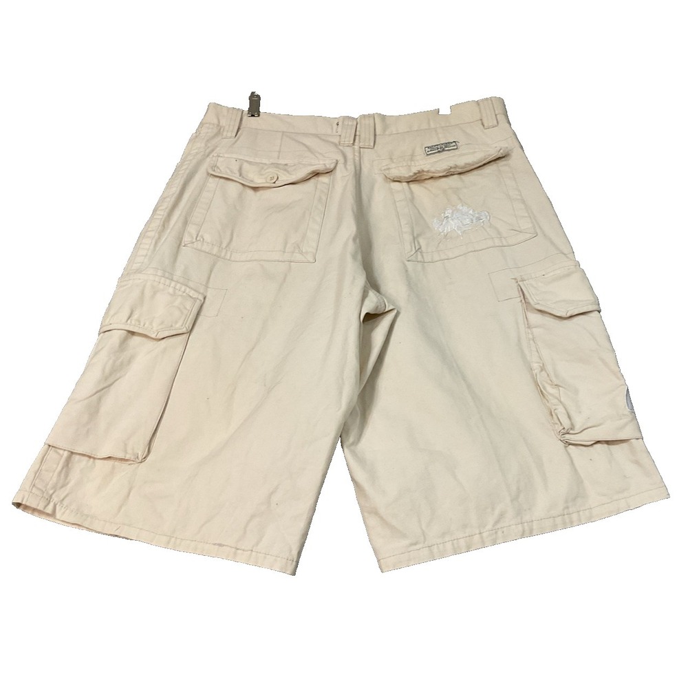 VTG Polo Ralph Lauren Utility Shorts Double Pony #2 USA Khaki Mens 38x14 OG Rare